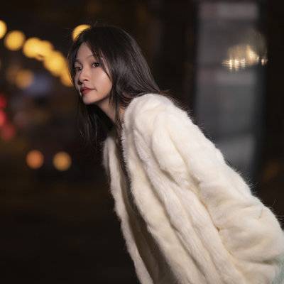 夜景模特