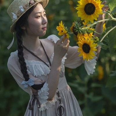 森系模特