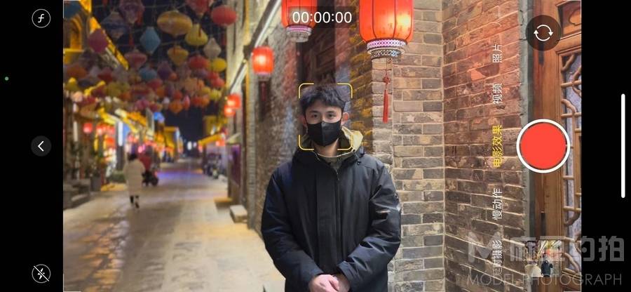 黑白模特
