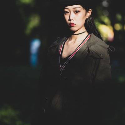 黑白模特