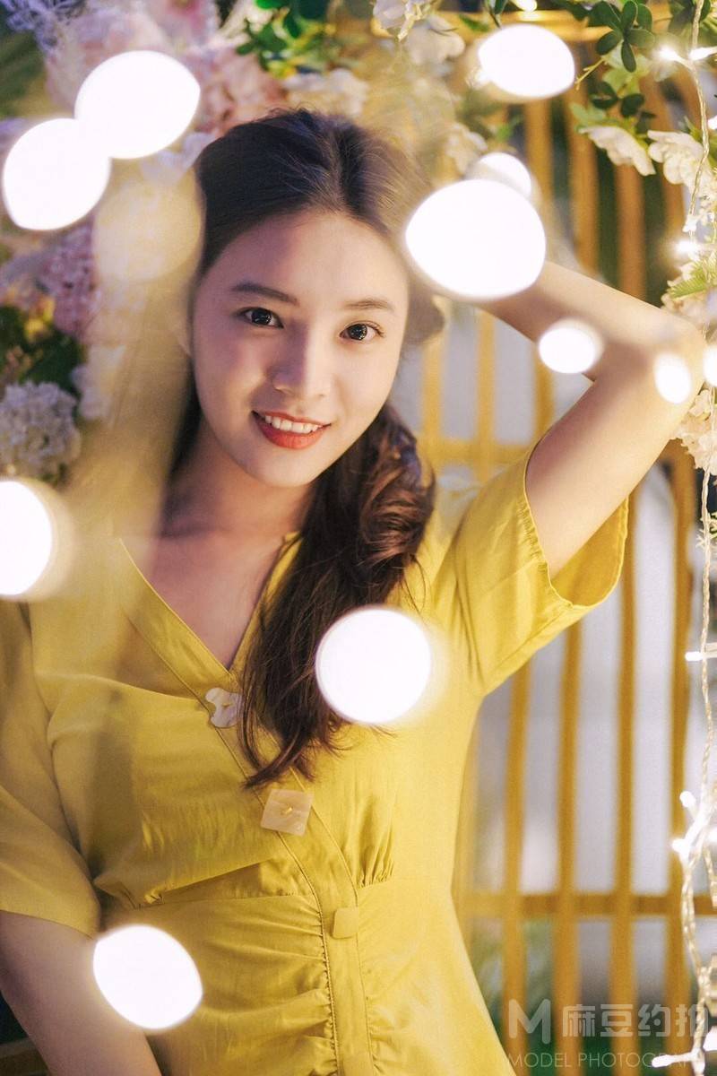 夜景模特