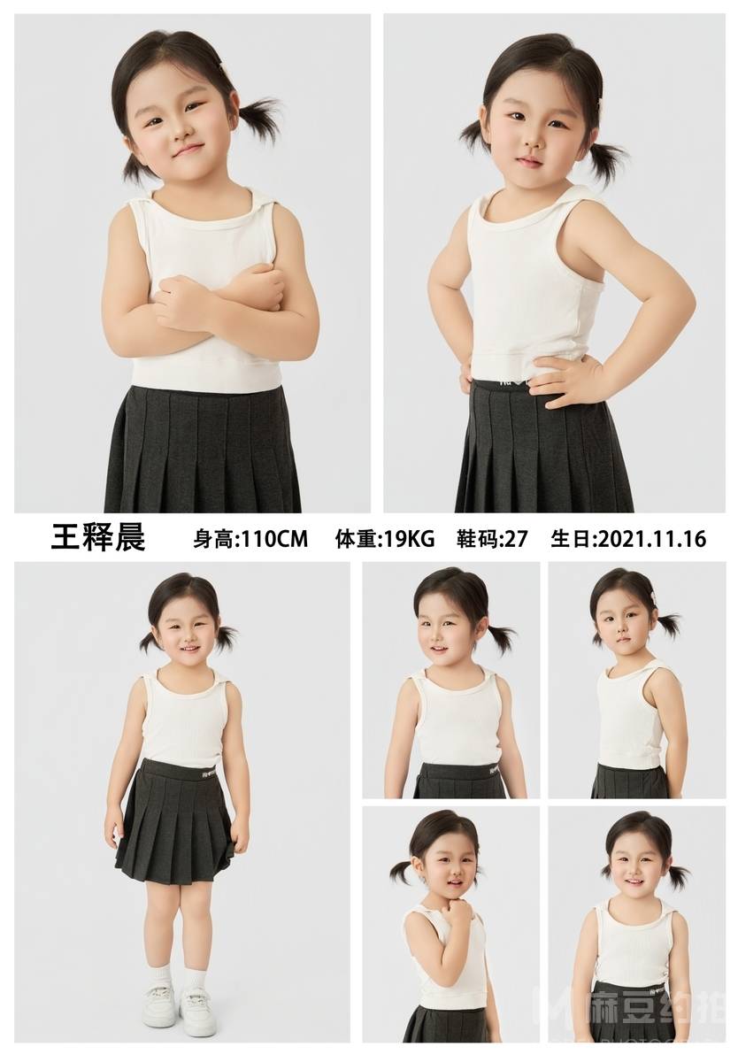 儿童摄影模特
