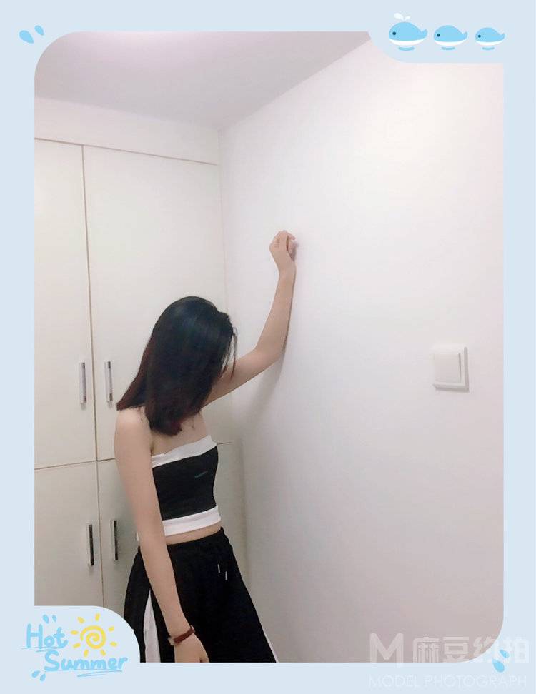 黑白模特