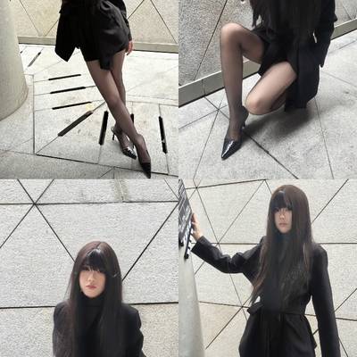 黑白模特