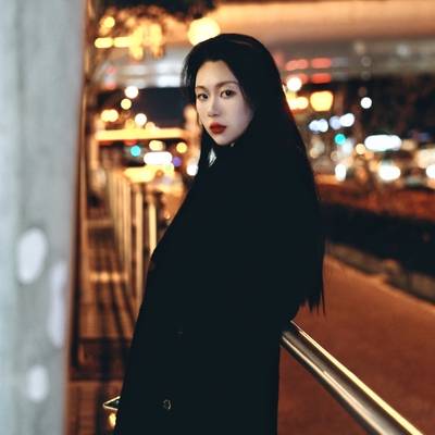夜景模特