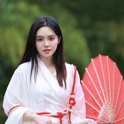 黑白模特