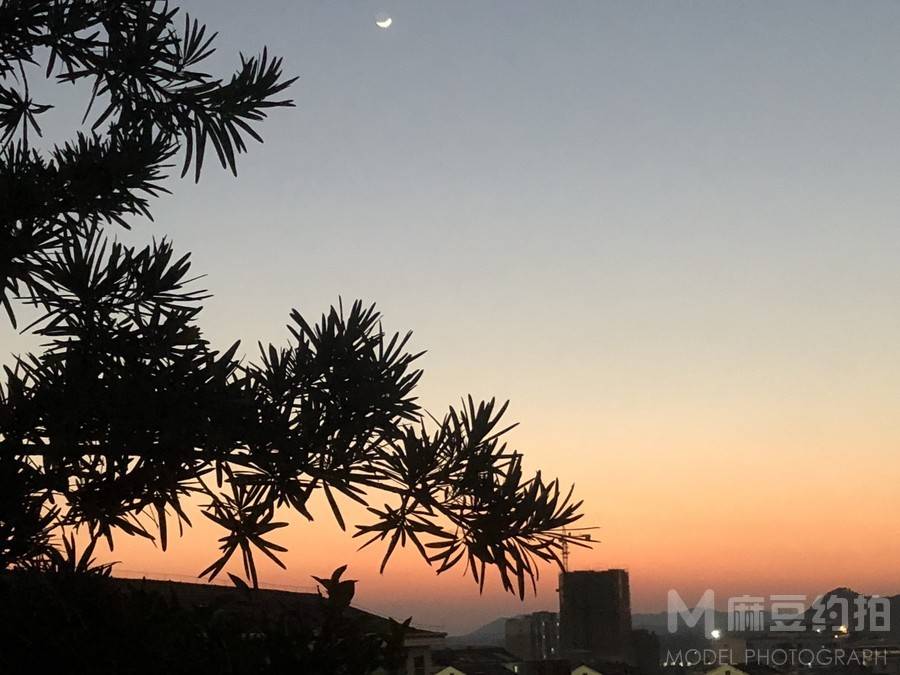 夜景模特