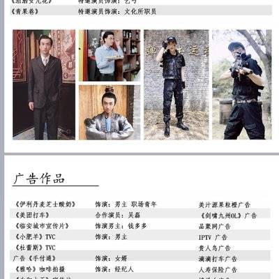 民国模特