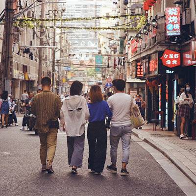 黑白模特