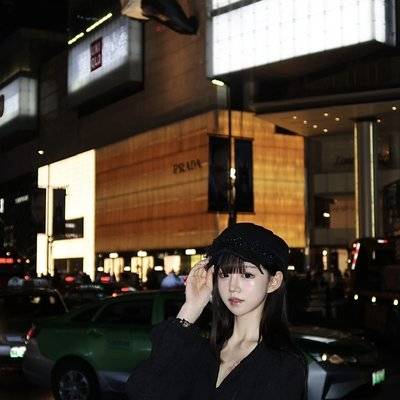 夜景模特