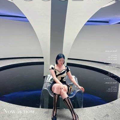黑白模特