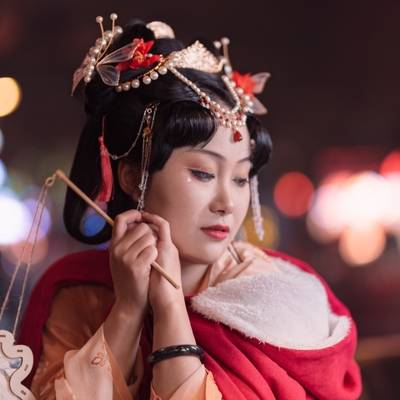 汉服模特