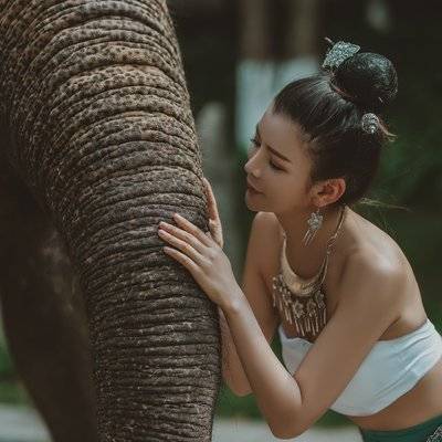 森系模特