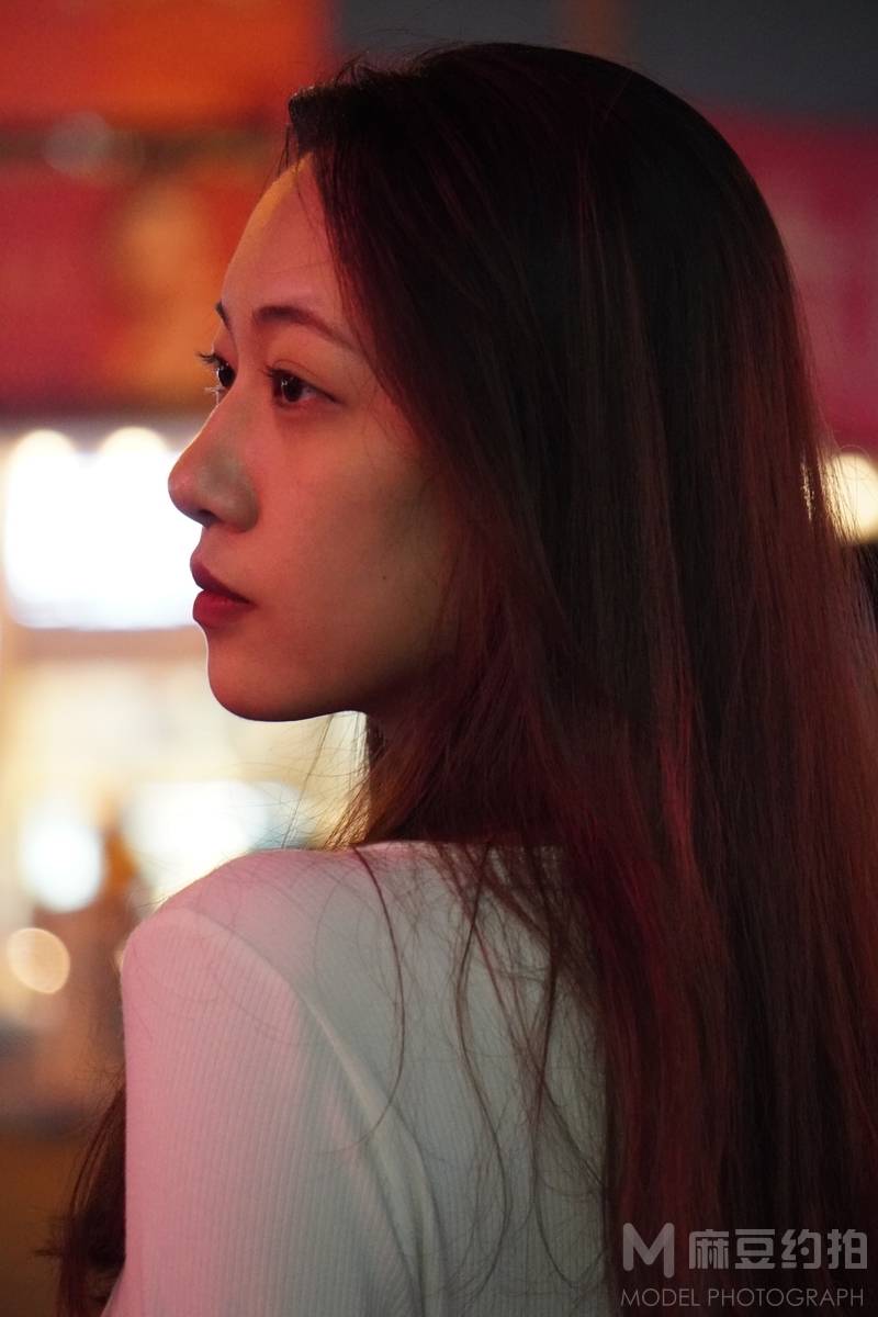 夜景模特