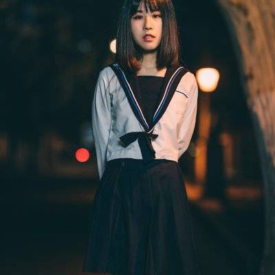 夜景模特