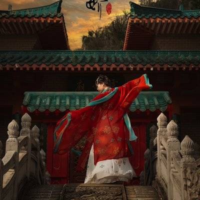 汉服模特