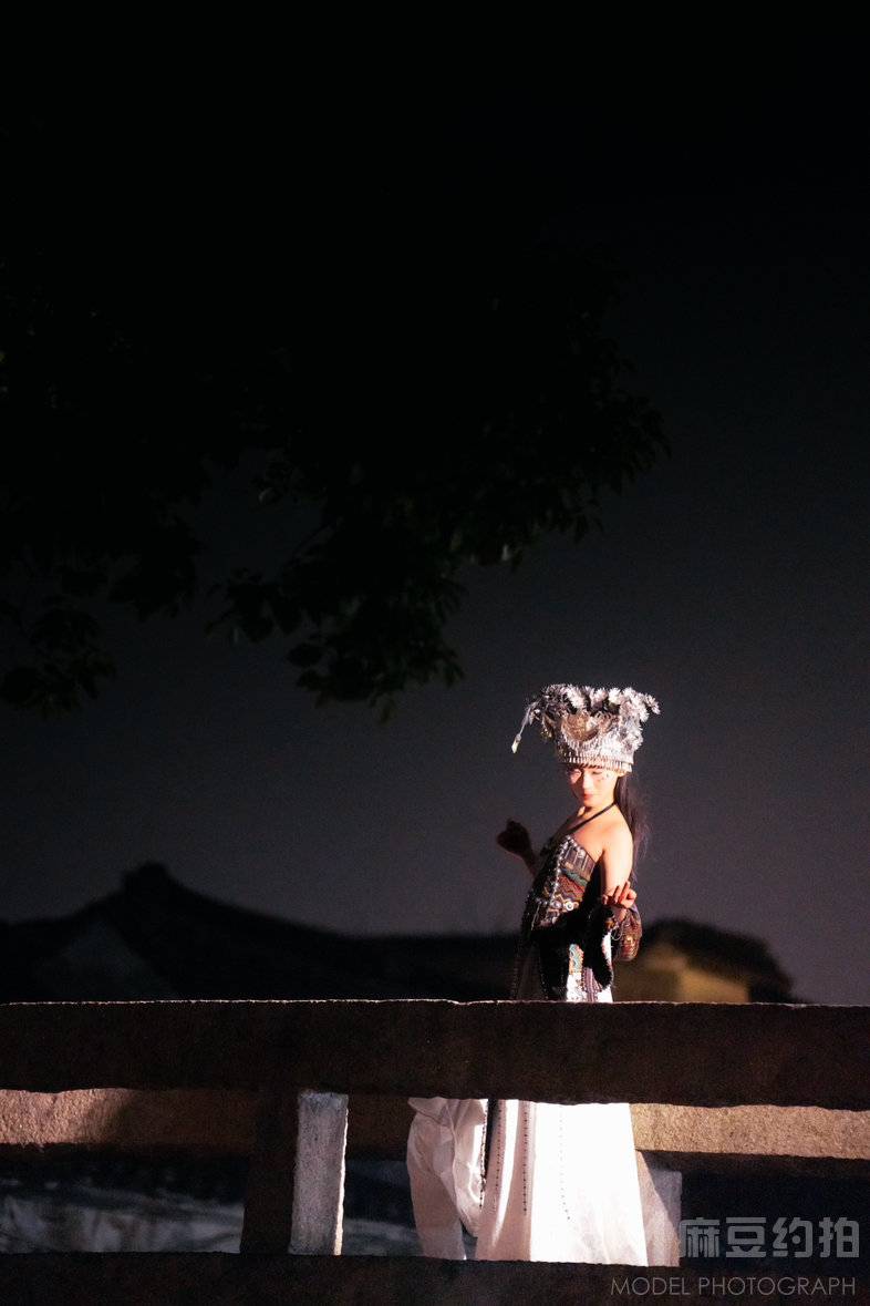 夜景模特