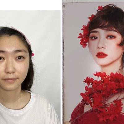 妆容模特