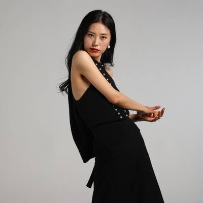 黑白模特
