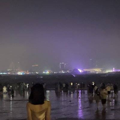 夜景模特