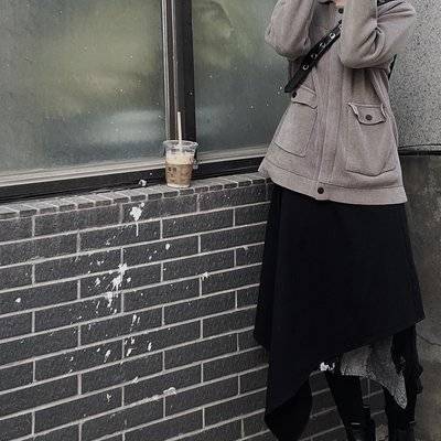 黑白模特