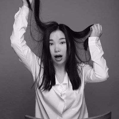 黑白模特