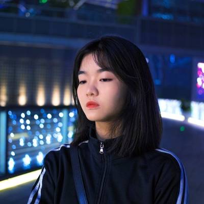 夜景模特
