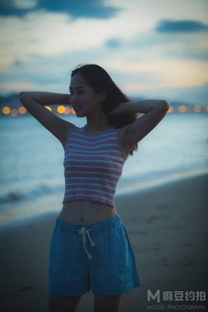 夜景模特
