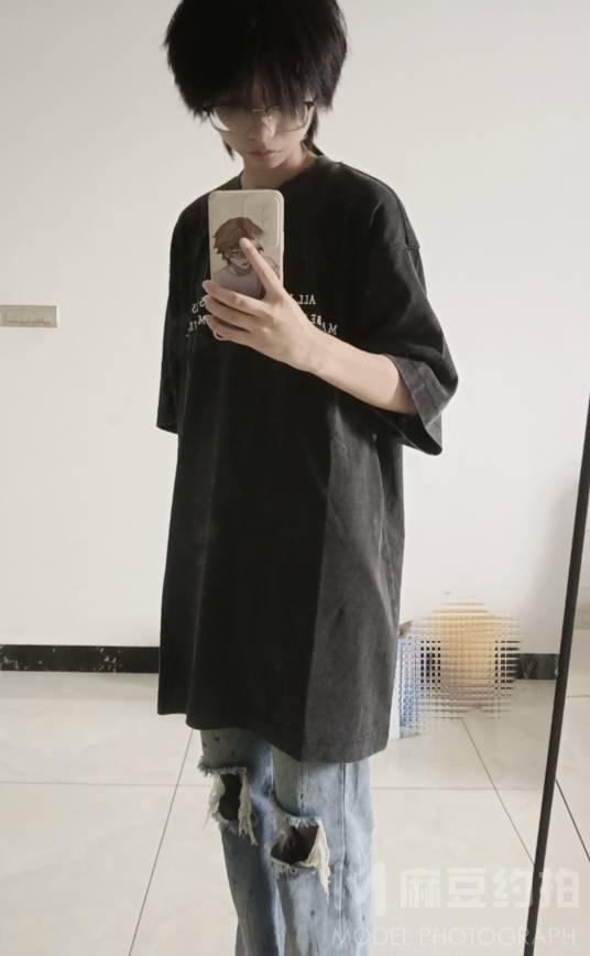 黑白模特