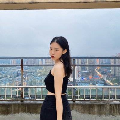 黑白模特