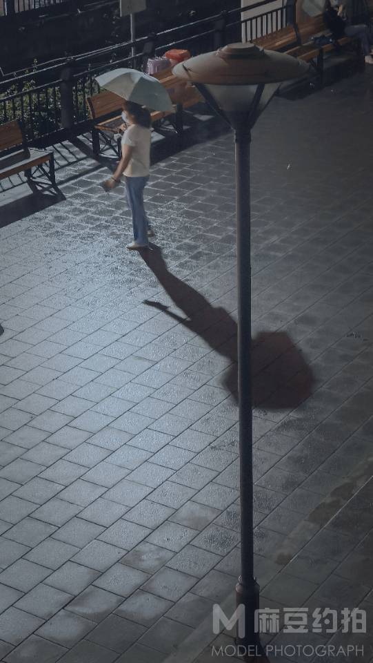 夜景模特