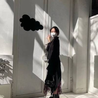 黑白模特