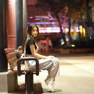 夜景模特