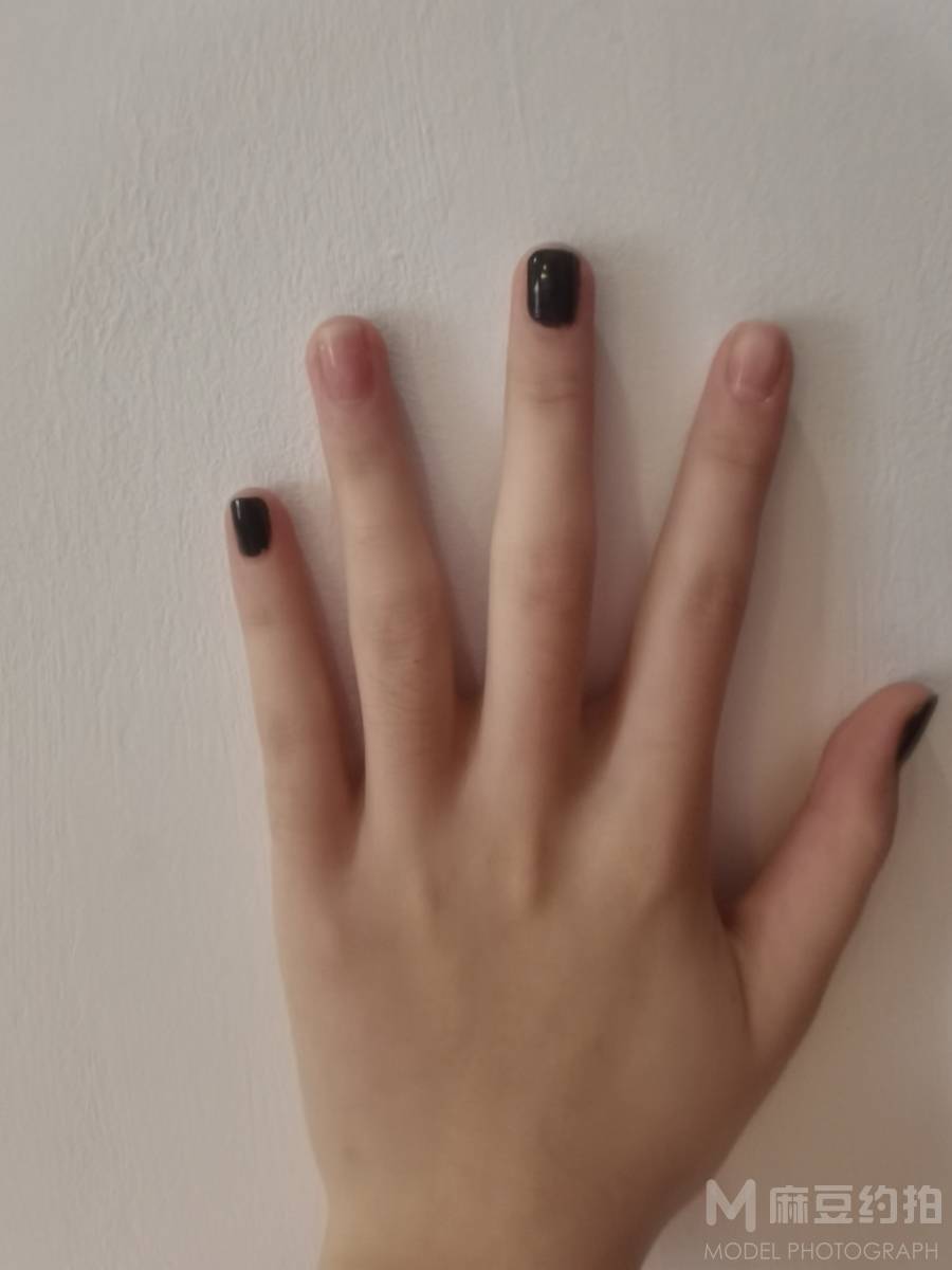 黑白模特