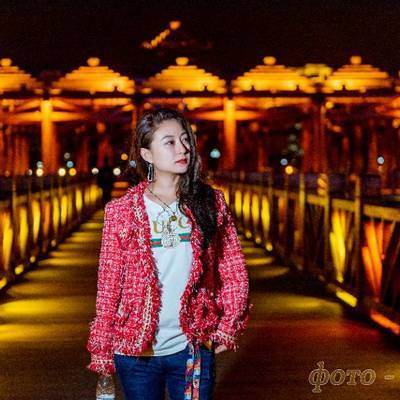夜景模特