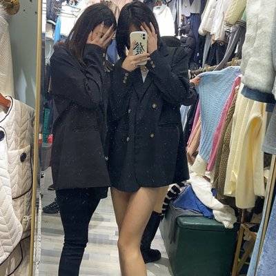 黑白模特