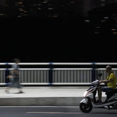 黑白模特