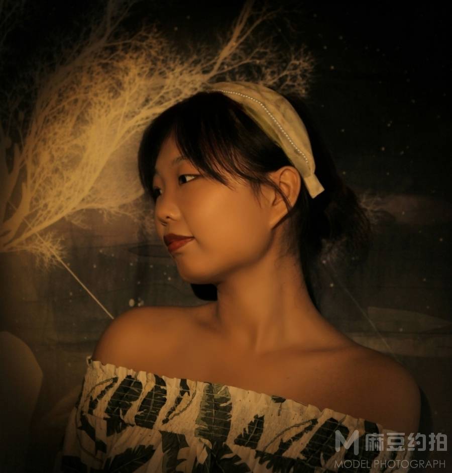 夜景模特