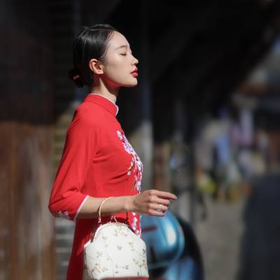 旗袍模特