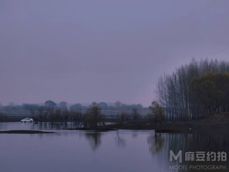 夜景模特
