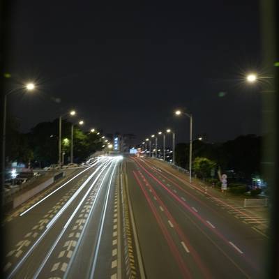 夜景模特