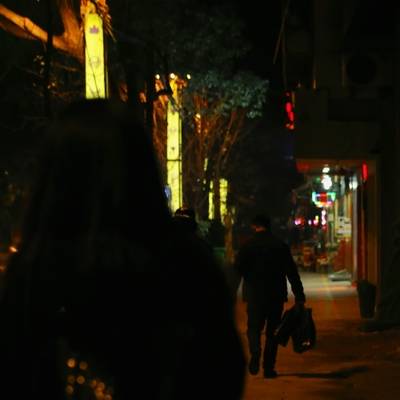 夜景模特