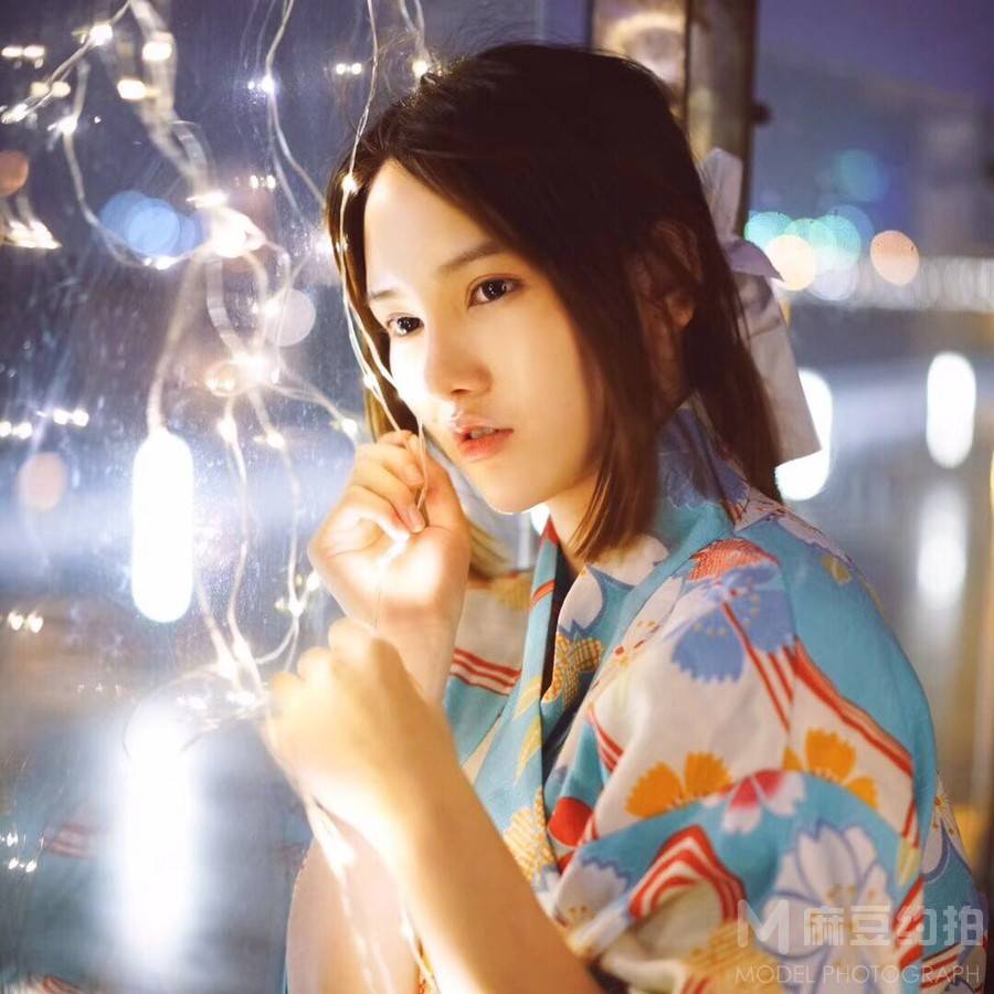 夜景模特