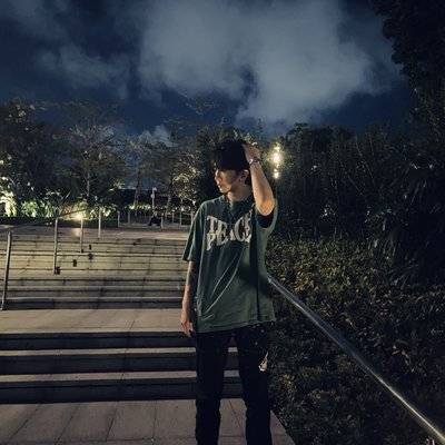 黑白模特