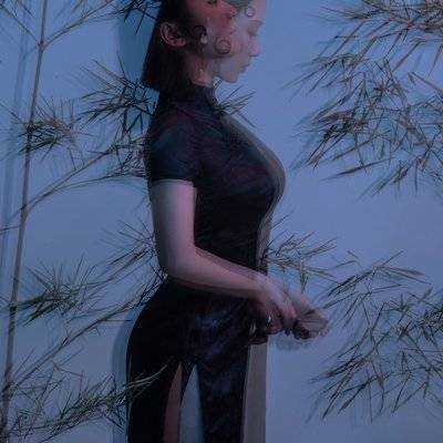 旗袍模特