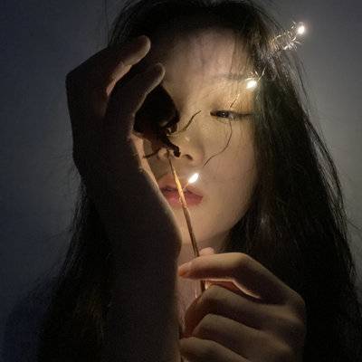 黑白模特