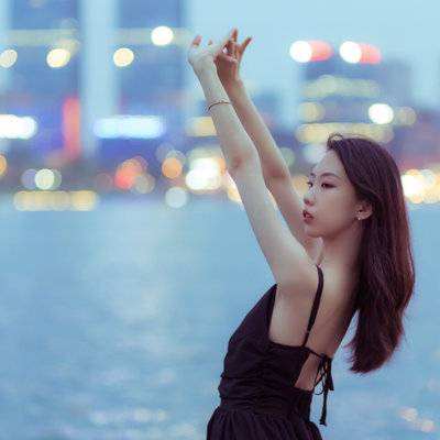 夜景模特