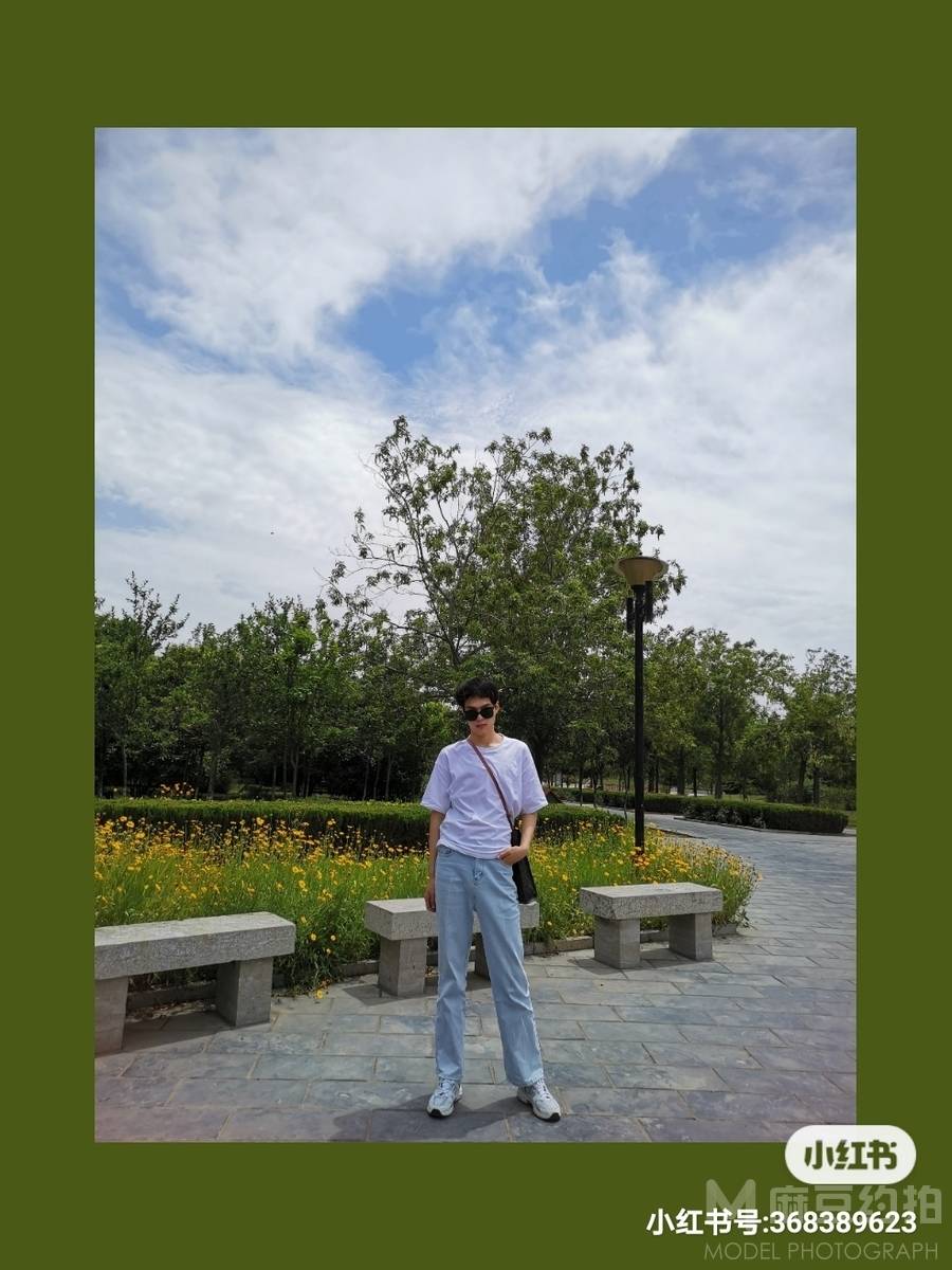 黑白模特