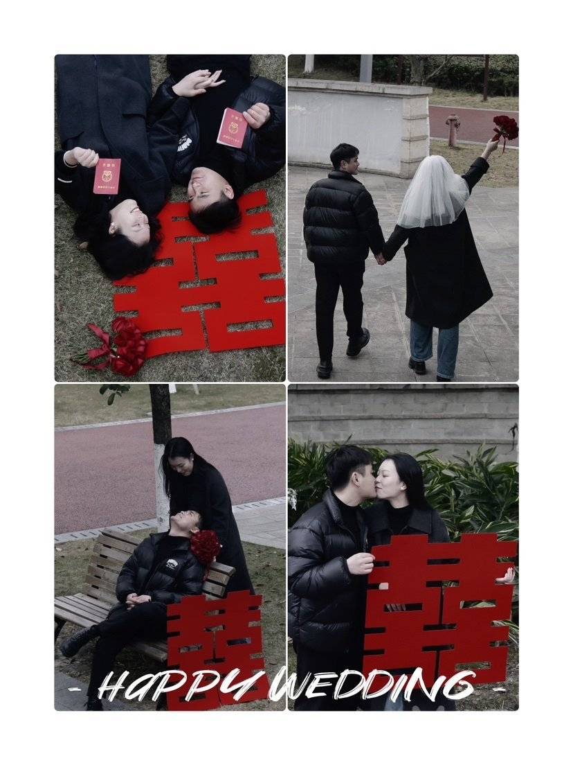 黑白模特