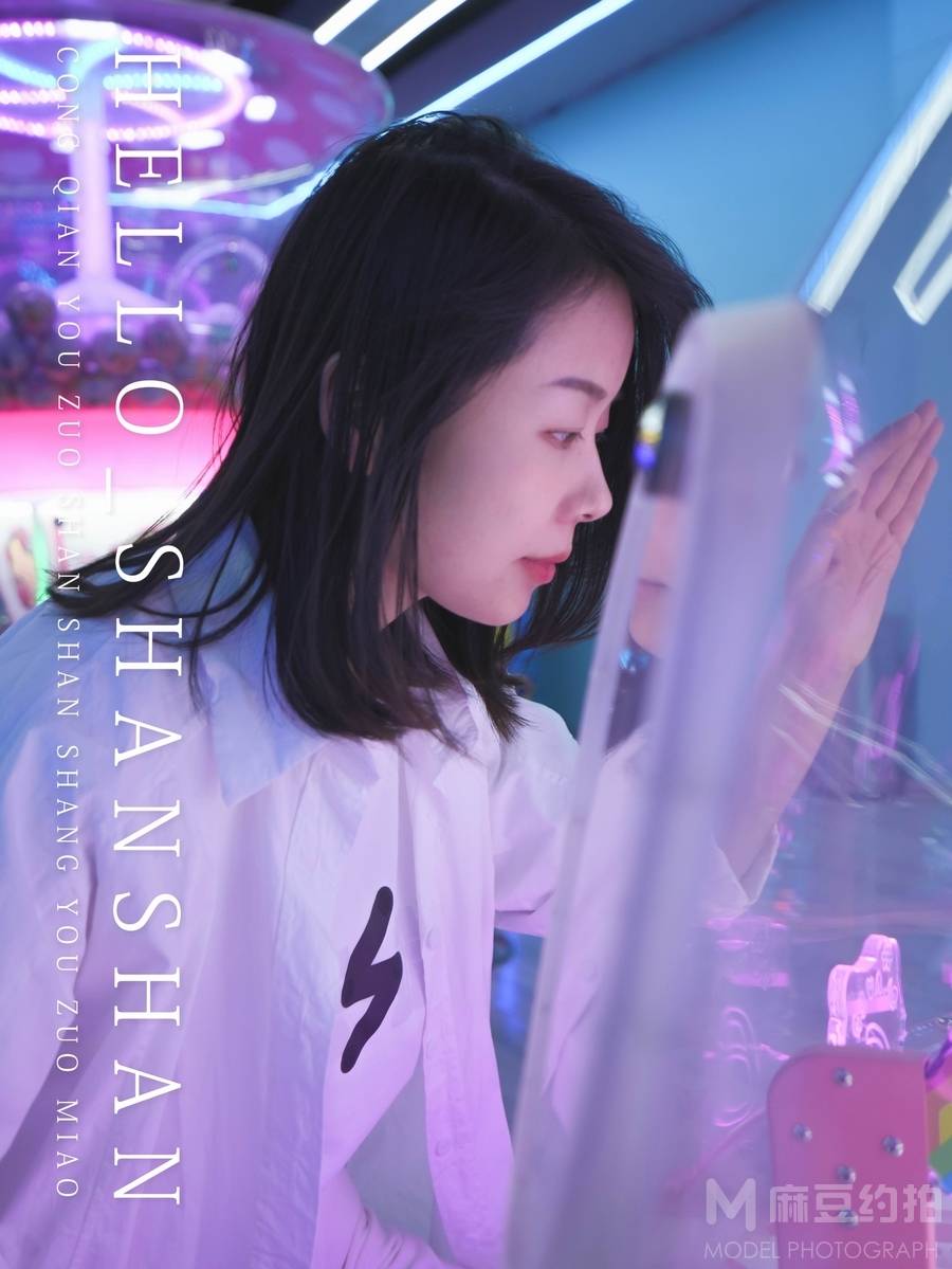 夜景模特